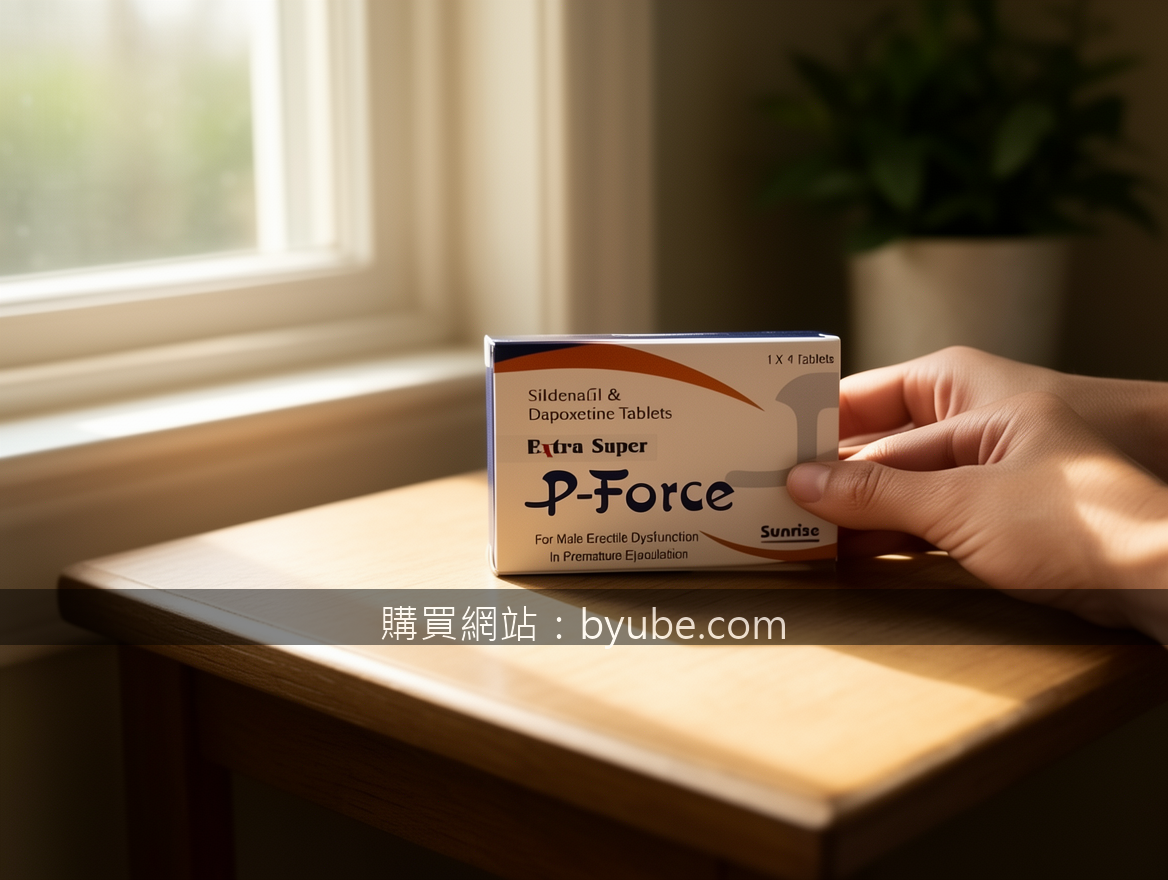 Lifestyle product photography. Place the P-Force Sildenafil & Dapoxetine Tablets