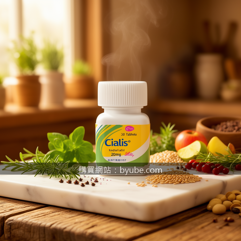 Appetizing food and beverage product photography.
Subject: Place the Cialis 20mg