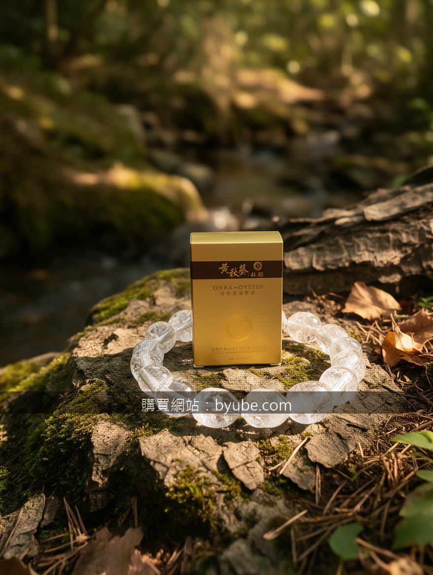 Outdoor nature crystal bracelet photography connecting crystals to earth.
Subjec